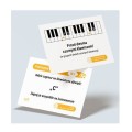 Instrument w pigułce: Nuty w kluczu wiolinowym część 1 skala f-f3 - muzykofiszki, karty do nauki czytania nut a vista