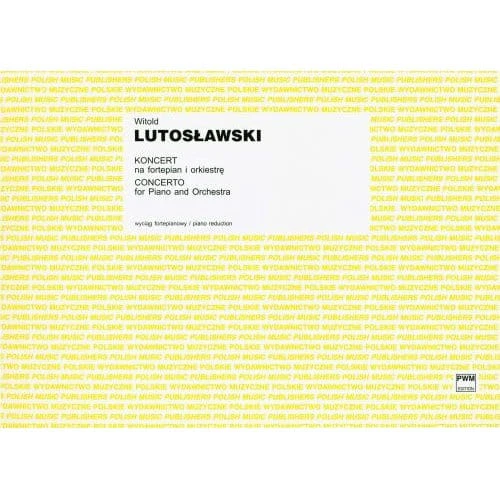 Witold Lutosławski: Koncert na fortepian i orkiestrę - nuty na dwa fortepiany