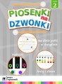 Tomasz Trojanowski: Piosenki na dzwonki dla początkujących cz. 2 - nuty, słowa, naklejki