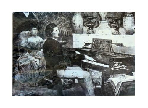 Puzzle magnetyczne - Chopin przy fortepianie