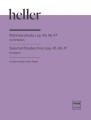 Stefan Heller: Wybrane etiudy z op. 45, 46, 47 - nuty na fortepian