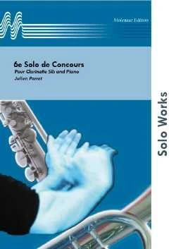 Julien Porret: 6e Solo de Concours pour clarinette en Sib avec piano - nuty na klarnet z fortepianem