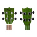 Flight Gemstone DUC380 CEQ Jade - ukulele koncertowe z elektroniką + pokrowiec