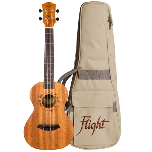 Flight DUT34 Electro-Acoustic Mahogany - ukulele tenorowe z elektroniką + pokrowiec