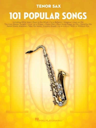 101 Popular Songs: Tenor Sax - nuty na saksofon tenorowy