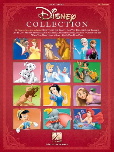 The Disney Collection (Easy Piano) - 60 piosenek z filmów Disneya - nuty na fortepian w łatwym opracowaniu