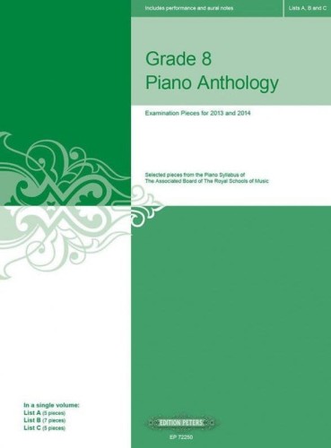 Grade 8 Piano Anthology 2013-2014 - wybór utworów egzaminacyjnych ABRSM - nuty na fortepian solo