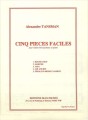 Alexandre Tansman: Cinq pieces faciles pour violon et piano - Five Easy Pieces for Violin with Piano - nuty na skrzypce i fortepian