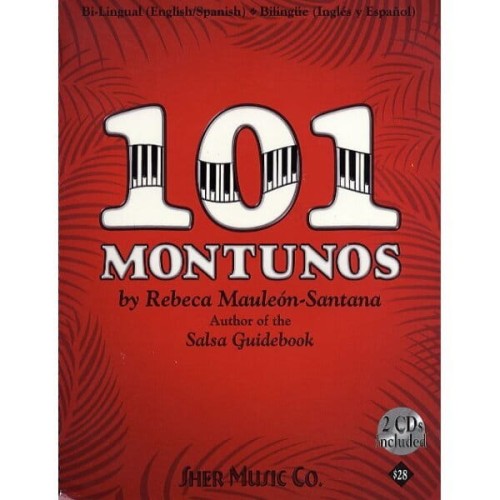 101 Montunos - Rebeca Mauleon - podręcznik i nuty na fortepian w stylu latynoamerykańskim (+ 2 płyty CD)