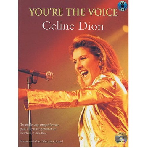 Celine Dion - You're The Voice - nuty na fortepian, głos i akordy gitarowe (+ płyta CD)