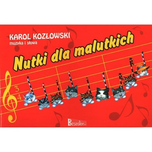 Nutki dla malutkich - Karol Kozłowski - śpiewnik z linią melodyczną dla dzieci