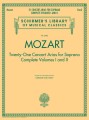 Wolfgang Amadeus Mozart: 21 Concert Arias For Soprano - Complete Volumes 1 and 2 - nuty na głos z fortepianem