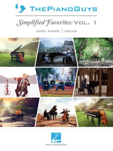 The Piano Guys: Simplified Favorites Vol. 1 - nuty w łatwym układzie na fortepian plus partia wiolonczeli