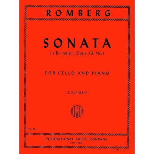 Bernhard Romberg - Sonata B-dur op. 43 no. 1 na wiolonczelę i fortepian