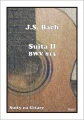 Jan Sebastian Bach: Suita nr 2 BWV 813 - nuty na gitarę klasyczną