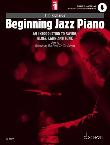 Beginning Jazz Piano Part 1: Everything You Need To Get Started - Tim Richards (+ audio online) - szkoła jazzu na fortepian od podstaw