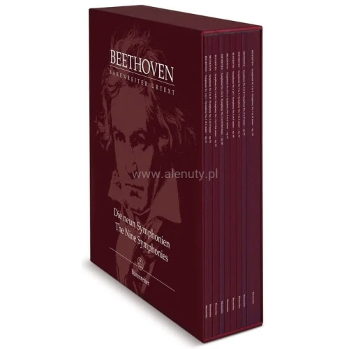 Ludwig van Beethoven: Die neun Symphonien - The Nine Symphonies - 9 symfonii Beethovena w wydaniu zbiorczym - partytury