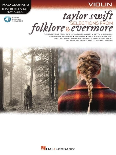 Taylor Swift - Selections from Folklore & Evermore: Violin - nuty na skrzypce (+ audio online)