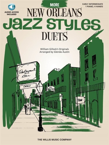 William Gillock: More New Orleans Jazz Styles Duets (+ audio online) - nuty na fortepian na cztery ręce