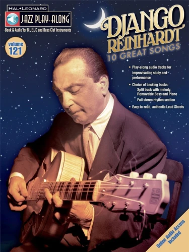 Django Reinhardt Jazz Play Along Volume 121 - nuty na instrumenty C, Eb, Bb (+ audio online)