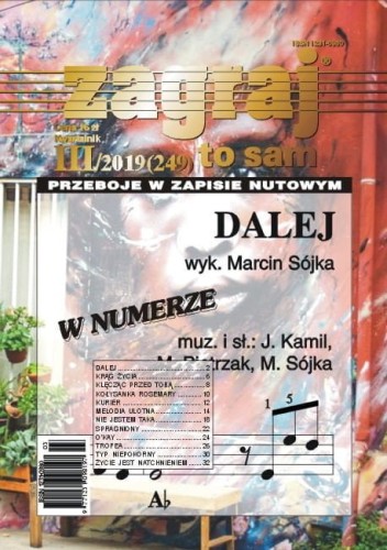 Zagraj to sam - nr III/2019 (249) - przeboje w zapisie nutowym - nuty na keyboard
