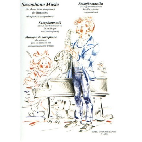 Saxophone Music for Beginners - Laszlo Kraszna - nuty na saksofon altowy / tenorowy dla początkujących