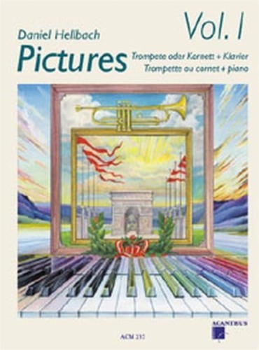 Daniell Hellbach: Pictures Vol. 1 for Trumet and Piano (+ płyta CD) - nuty na trąbkę z fortepianem
