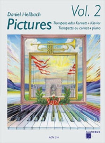 Daniell Hellbach: Pictures Vol. 2 for Trumet and Piano (+ płyta CD) - nuty na trąbkę z fortepianem