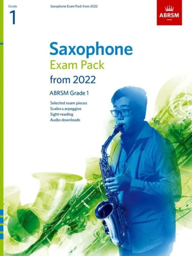 Saxophone Exam Pack - ABRSM Grade 1 - 2022-2025 (+ audio online) - nuty na saksofon z fortepianem