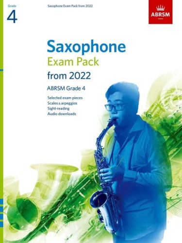 Saxophone Exam Pack - ABRSM Grade 4 - 2022-2025 (+ audio online) - nuty na saksofon z fortepianem