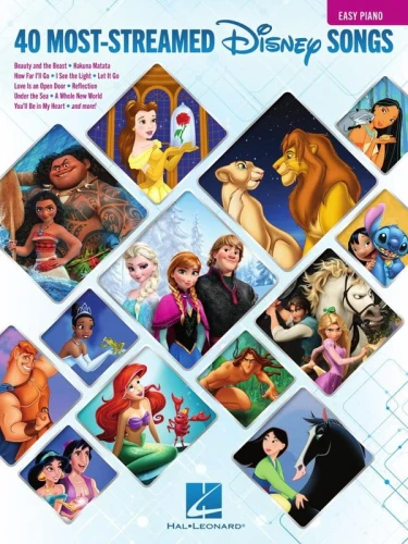 The 40 Most-Streamed Disney Songs for Easy Piano - piosenki z bajek w łatwym opracowaniu na pianino
