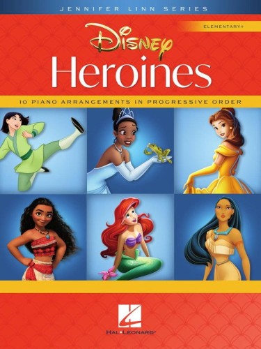 Disney Heroines - 10 Piano Arrangements in Progressive Order - Jennifer Linn - nuty na pianino dla początkujących