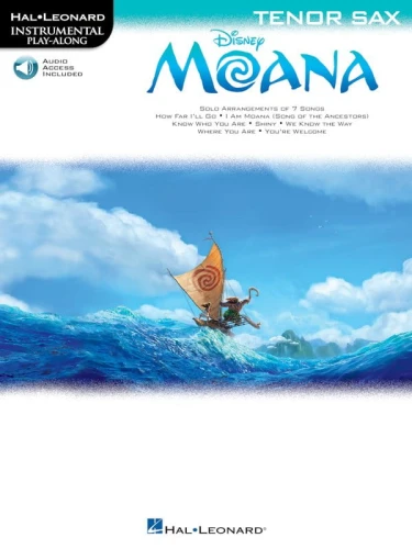 Moana: Tenor Sax - piosenki z bajki Vaiana Skarb Oceanu - Lin-Manuel Miranda - nuty na saksofon tenorowy (+ audio online)