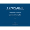Joan Cabanilles: Selected Works for Organ Volume III - Dzieła organowe tom 3 - nuty na organy