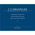 Joan Cabanilles: Selected Works for Organ Volume II - Dzieła organowe tom 2 - nuty na organy