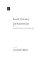 Arnold Schonberg: Drei Klavierstucke op. 11 - trzy utwory fortepianowe - nuty na fortepian