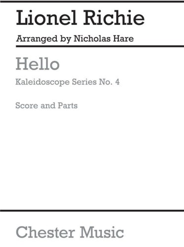 Kaleidoscope: Lionel Richie - Hello (Score & Parts) - nuty na zespół instrumentalny szkolny kameralny o dowolnym składzie