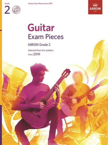 Guitar Exam Pieces - ABRSM Grade 2 - 2019 (+ płyta CD) - nuty na gitarę klasyczną