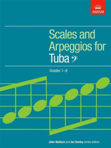 Scales and Arpeggios for Tuba, Bass Clef, ABRSM Grades 1-8 - gamy i pasaże na tubę w kluczu basowym