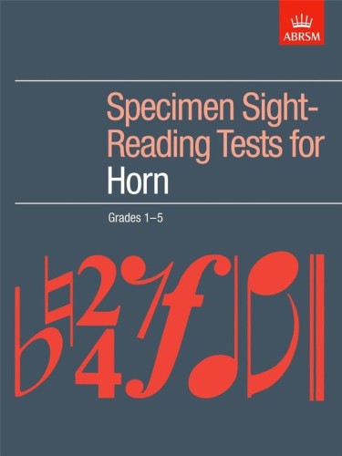 Specimen Sight-Reading Tests for Horn, ABRSM Grades 1-5 - ćwiczenia z czytania nut na waltornię (róg)