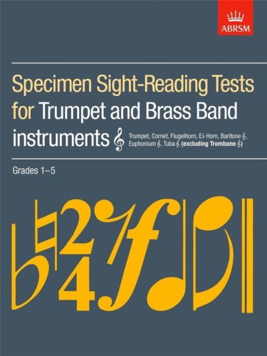 Specimen Sight-Reading Tests for Trumpet and Brass Band Instruments, Treble clef, ABRSM Grades 1-5 - ćwiczenia z czytania nut na trąbkę i instrumenty dęte blaszane w kluczu wiolinowym