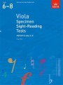Viola Specimen Sight-Reading Tests, ABRSM Grades 6-8 from 2012 - ćwiczenia z czytania nut na altówkę