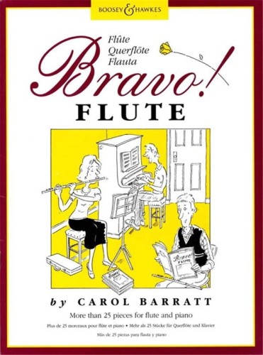 Bravo! Flute - ponad 25 utworów na flet poprzeczny z fortepianem - Carol Barratt