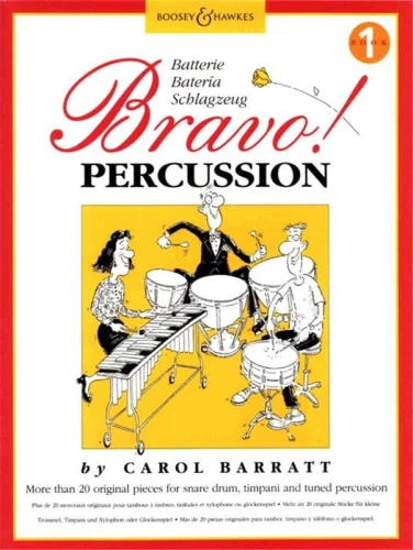 Bravo! Percussion Vol. 1 - ponad 20 utworów na werbel, kotły i perkusyjne instrumenty melodyczne z fortepianem - Carol Barratt