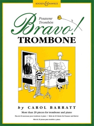 Bravo! Trombone - ponad 20 utworów na puzon z fortepianem - Carol Barratt
