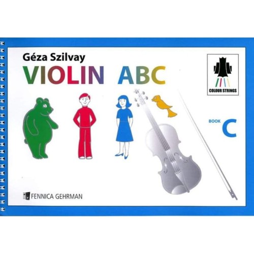Géza Szilvay: Violin ABC - Book C - szkoła na skrzypce dla dzieci wg metody Colourstrings - nuty na skrzypce