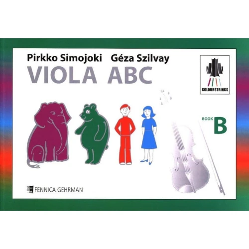 Pirkko Simojoki, Géza Szilvay: Viola ABC - Book B - szkoła na altówkę dla dzieci wg metody Colourstrings - nuty na altówkę