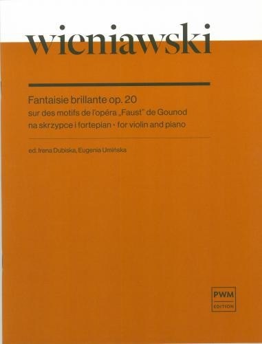 Fantaisie brillante sur des motifs de l'opera Faust de Gounod op. 20 na skrzypce i fortepian - nuty na skrzypce - Henryk Wieniawski