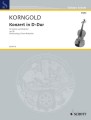 Erich Wolfgang Korngold: Konzert in D-dur fur Violine und Orchester - Concerto in D major op. 35 - koncert skrzypcowy - nuty na skrzypce z fortepianem