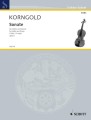 Erich Wolfgang Korngold: Sonate G-dur op. 6 fur Violine und Klavier - Sonata G major - sonata skrzypcowa - nuty na skrzypce z fortepianem